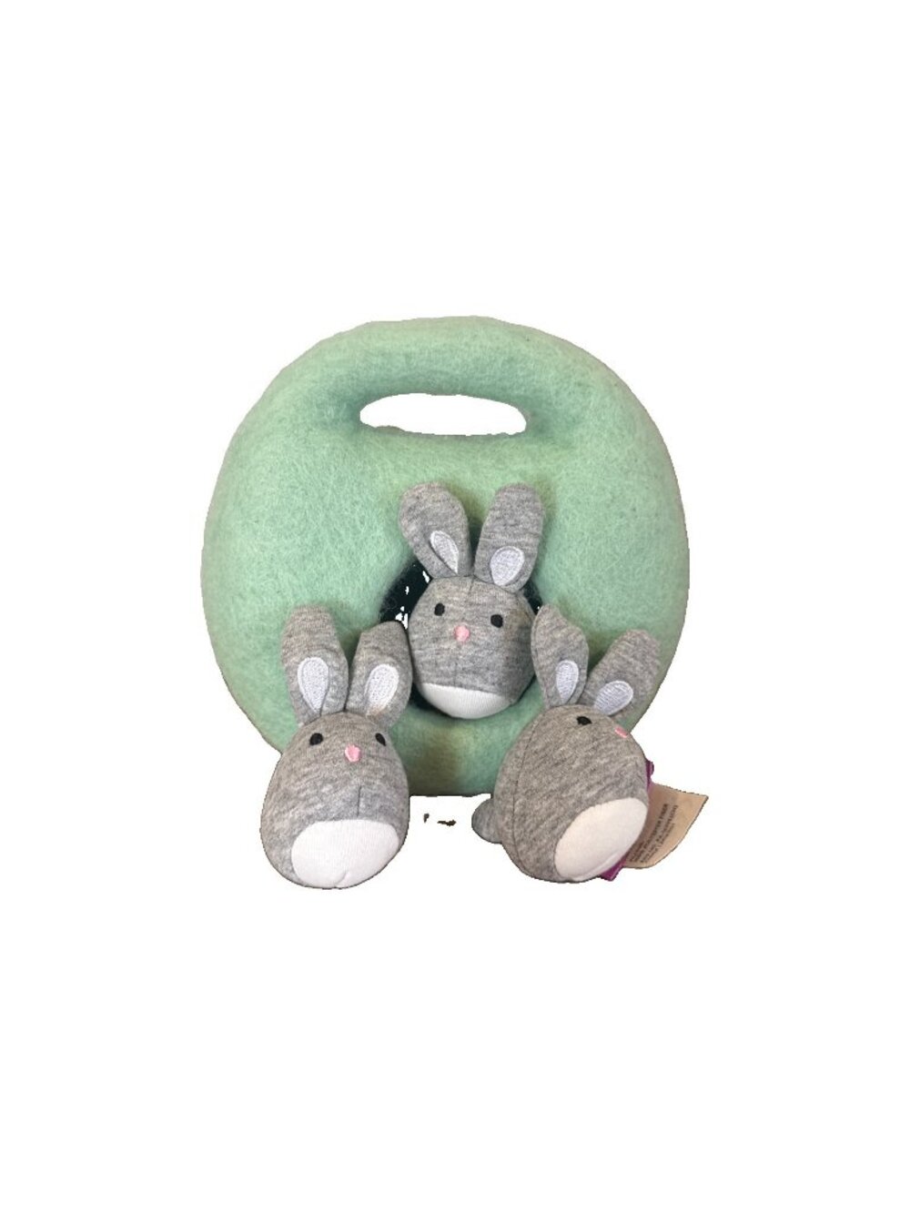 Lovevery 3 Bunnies In A Felt Burrow Babbler Kit Toddler Toy Montessori Baby Play